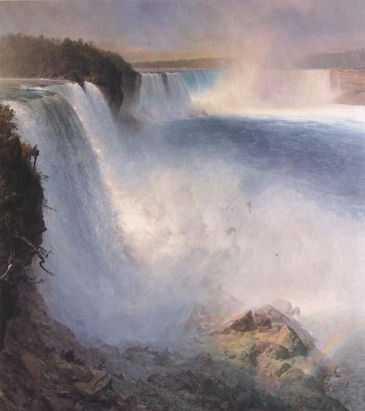 Frederic E.Church Niagara Falls from the American Side oil painting image